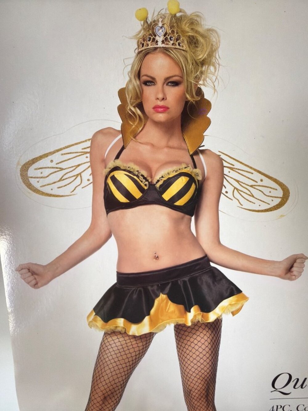 Leg Avenue Sexy Queen Bee Cosplay Costume Women Size S/M